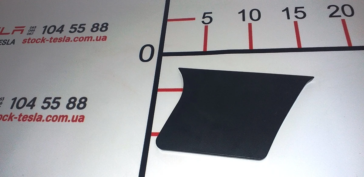 6 Накладка стойки B наружная левая нижний пластик Tesla model S, model S REST 1004534-00-B
